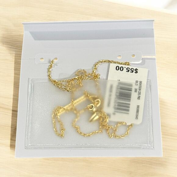 NWT! Kendra Scott Grayson Crystal Pendant Necklace in Gold Emerald Crystal - Picture 5 of 7